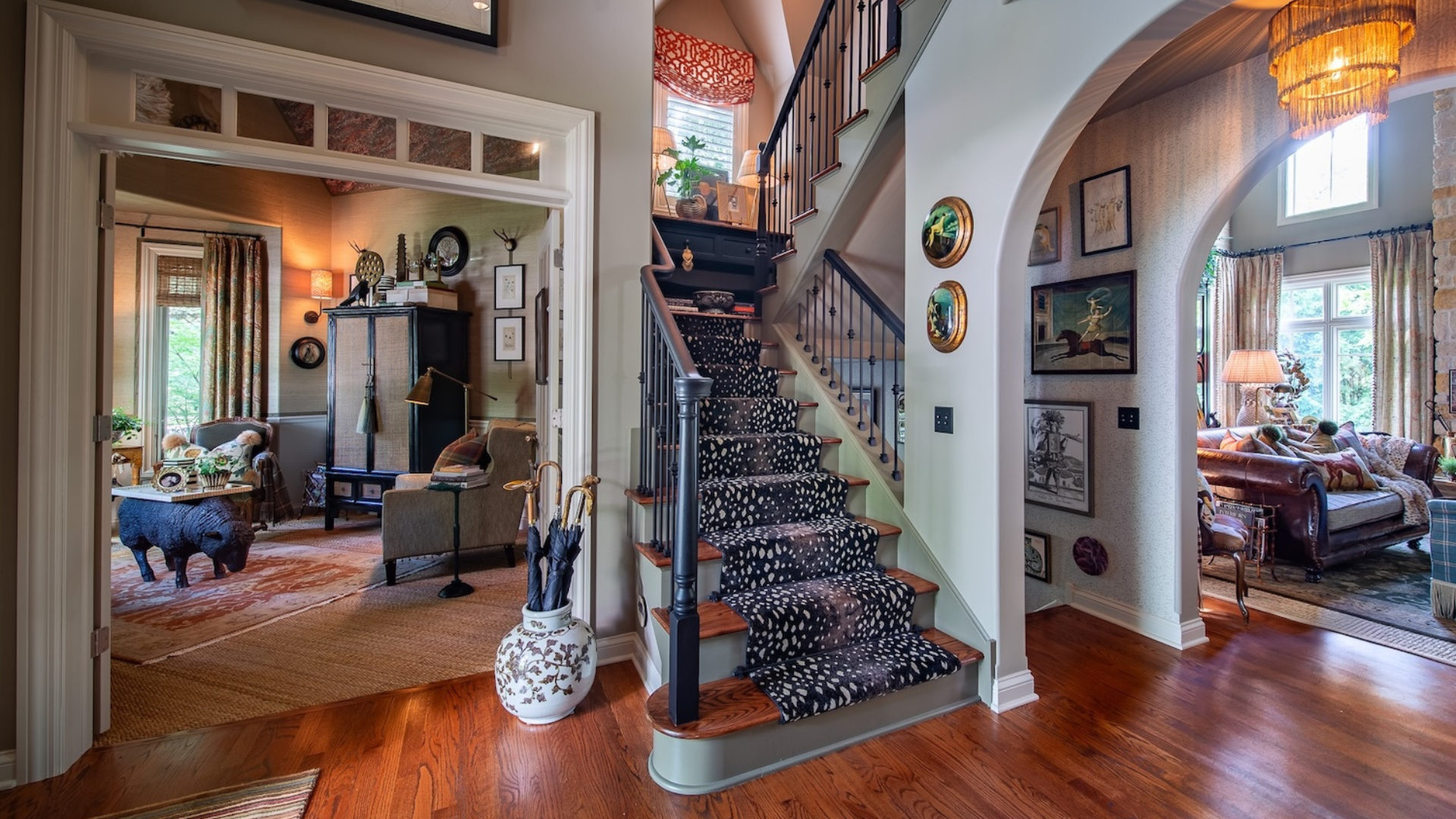 Patterned area rug