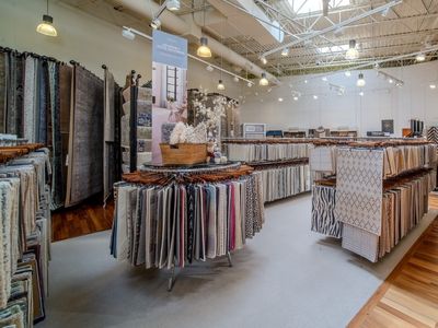 Carpet selection showroom