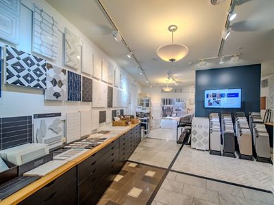 Tile selection showroom